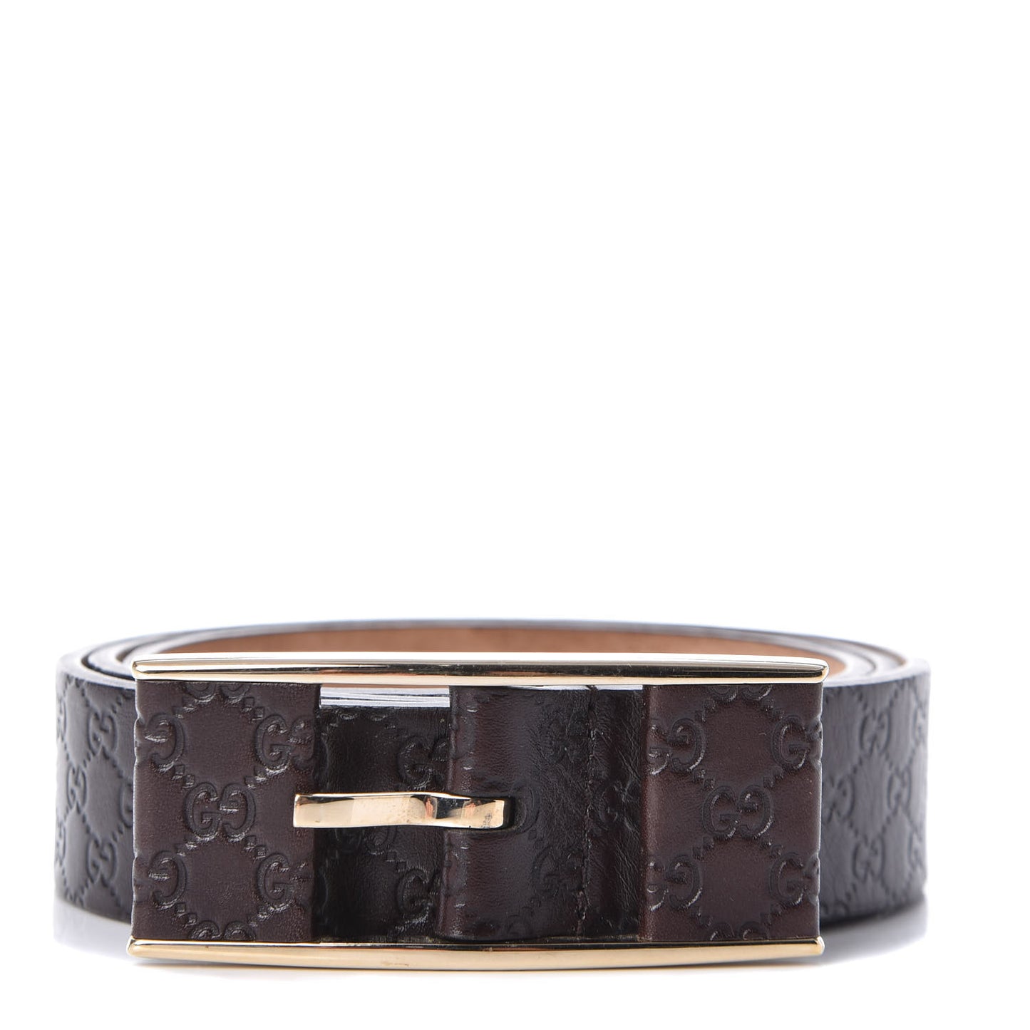 Microguccissima Belt 90 36 Dark Brown