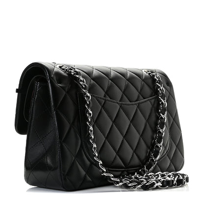 Chanel Lambskin Quilted Small Double Flap Black 3 of 10