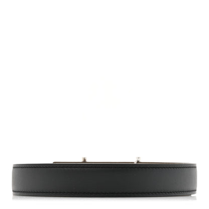 Hermes Swift Epsom 24mm Lagune Belt 80 Black Etoupe 2 of 6