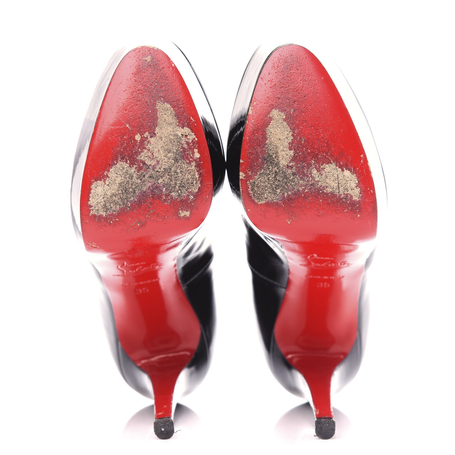 Christian Louboutin Patent Bianca 120 Pumps 35 Black 6 of 9