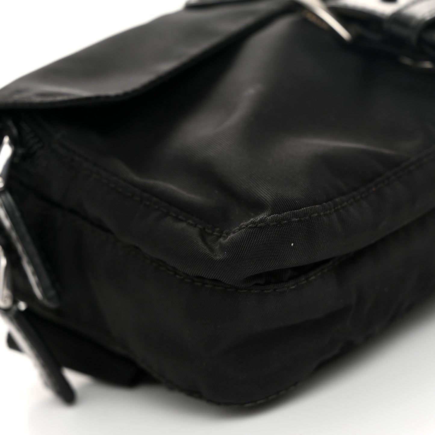 Tessuto Nylon Belt Bag Black