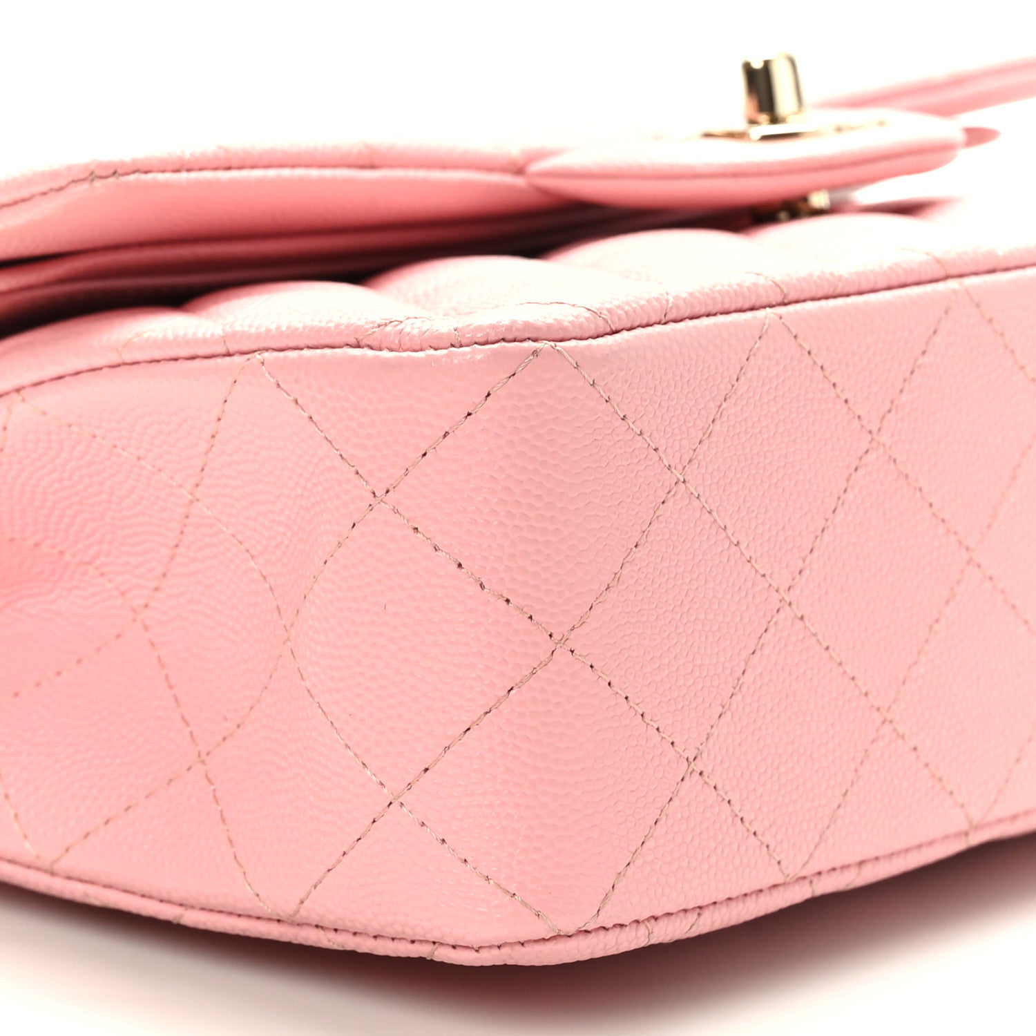 Chanel Caviar Quilted Small Double Flap Pink 8 of 10