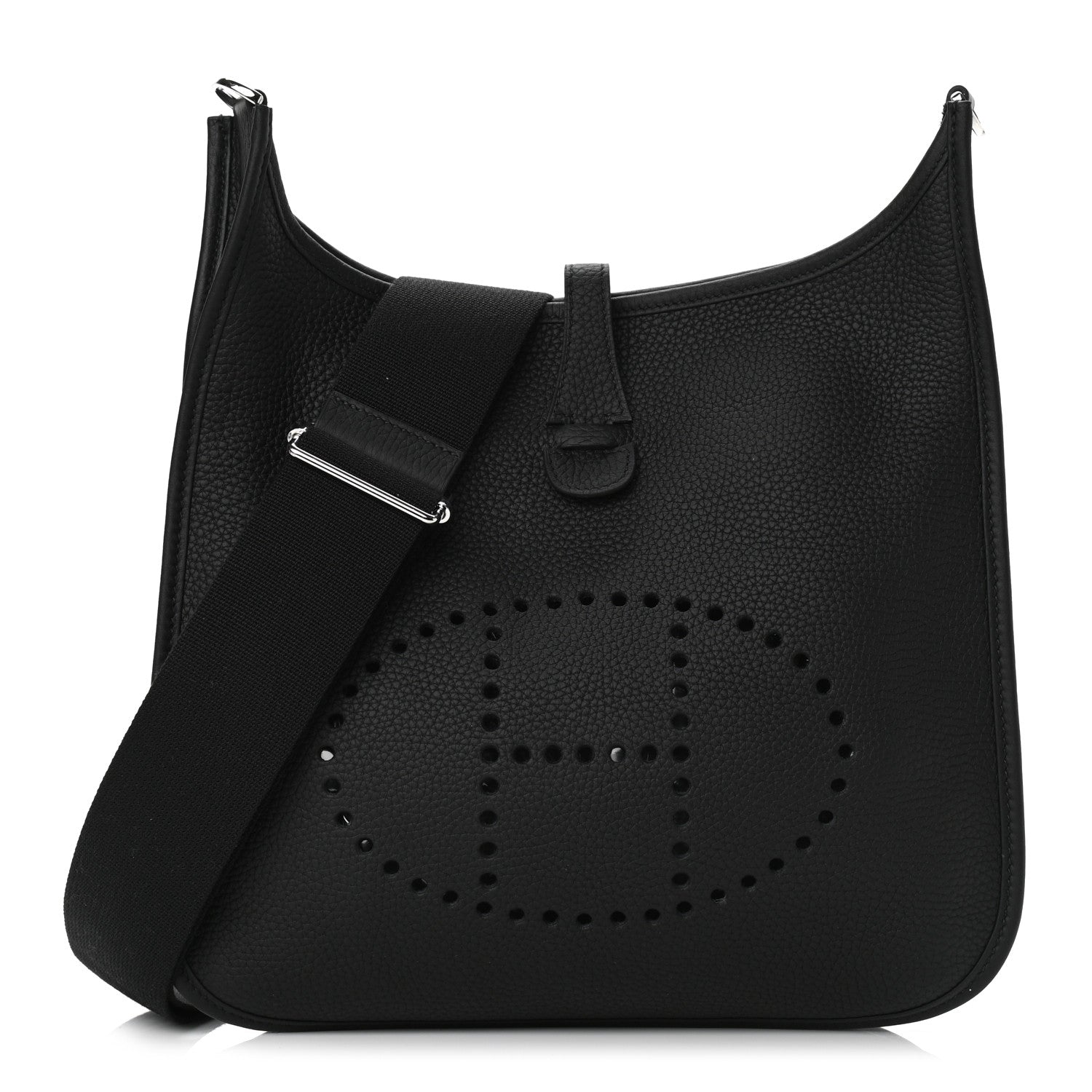 Hermes Taurillon Clemence Evelyne III PM Black 1 of 10