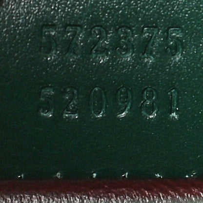 Gucci Smooth Calfskin Small Zumi Top Handle Shoulder Bag Vintage Green 14 of 21