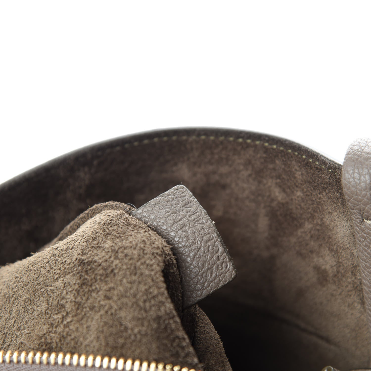 Celine Soft Grained Calfskin Small Belt Cabas Phantom Taupe 11 of 12