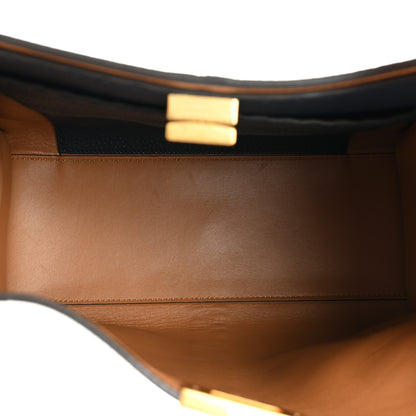 Fendi Cuoio Romano Selleria Bi-Color Medium Peekaboo X-Lite White Indaco 5 of 8