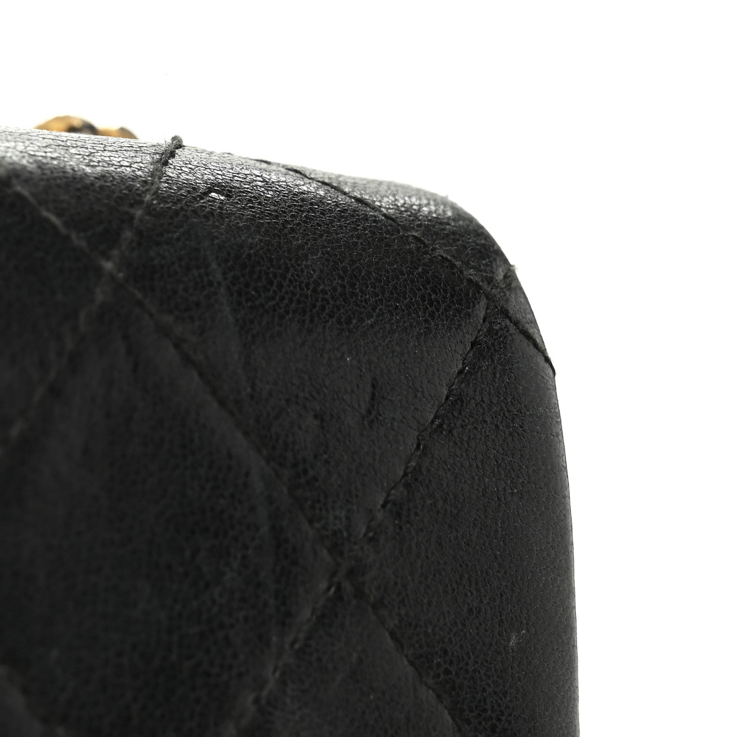 Chanel Lambskin Quilted Mini Square Flap Bag Black 14 of 15