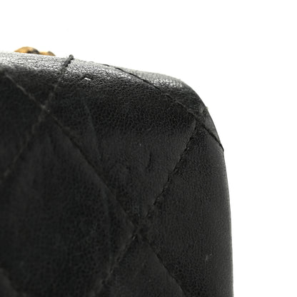 Chanel Lambskin Quilted Mini Square Flap Bag Black 14 of 15