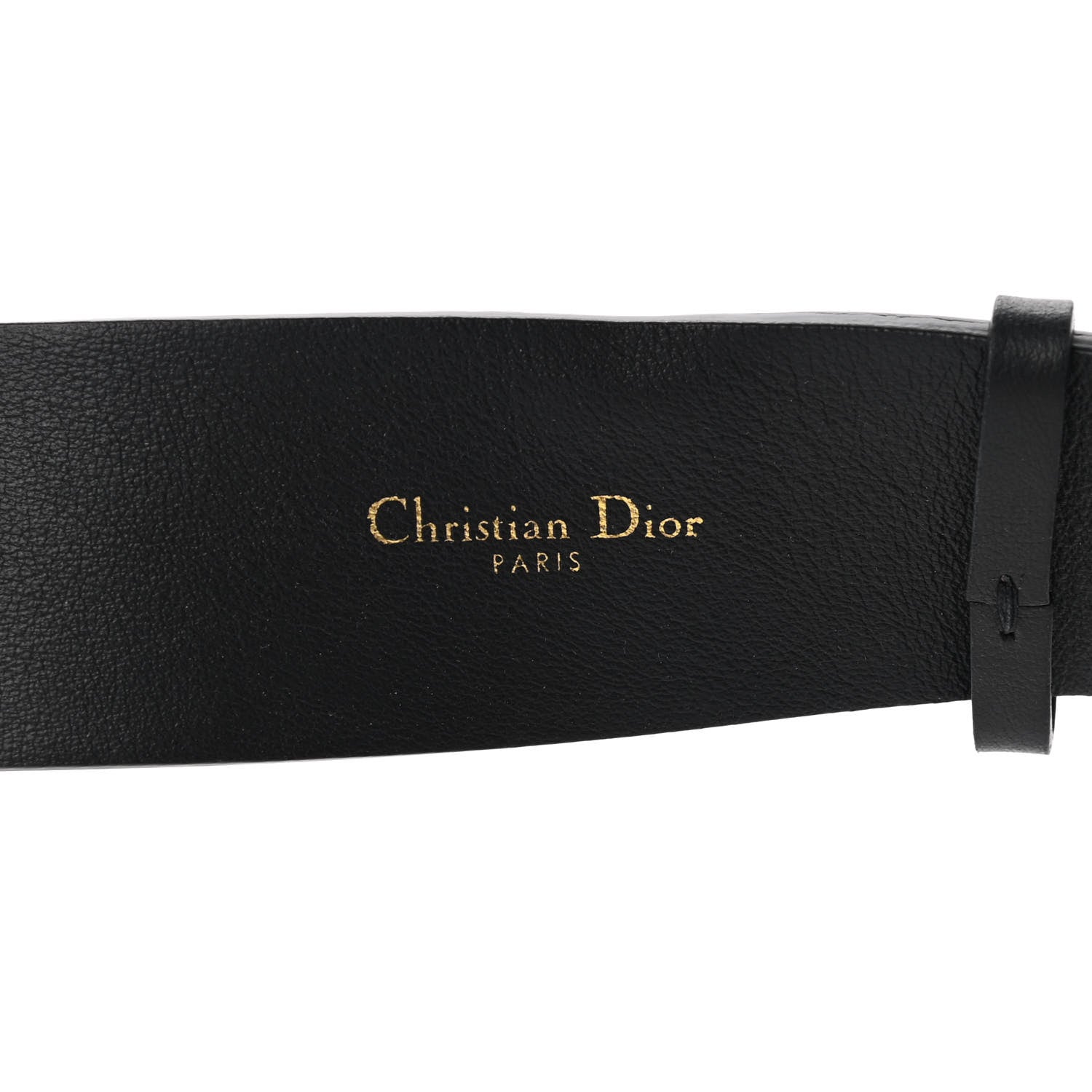 Christian Dior Calfskin 30 Montaigne Belt 70 Black 3 of 3