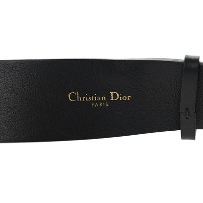 Christian Dior Calfskin 30 Montaigne Belt 70 Black 3 of 3