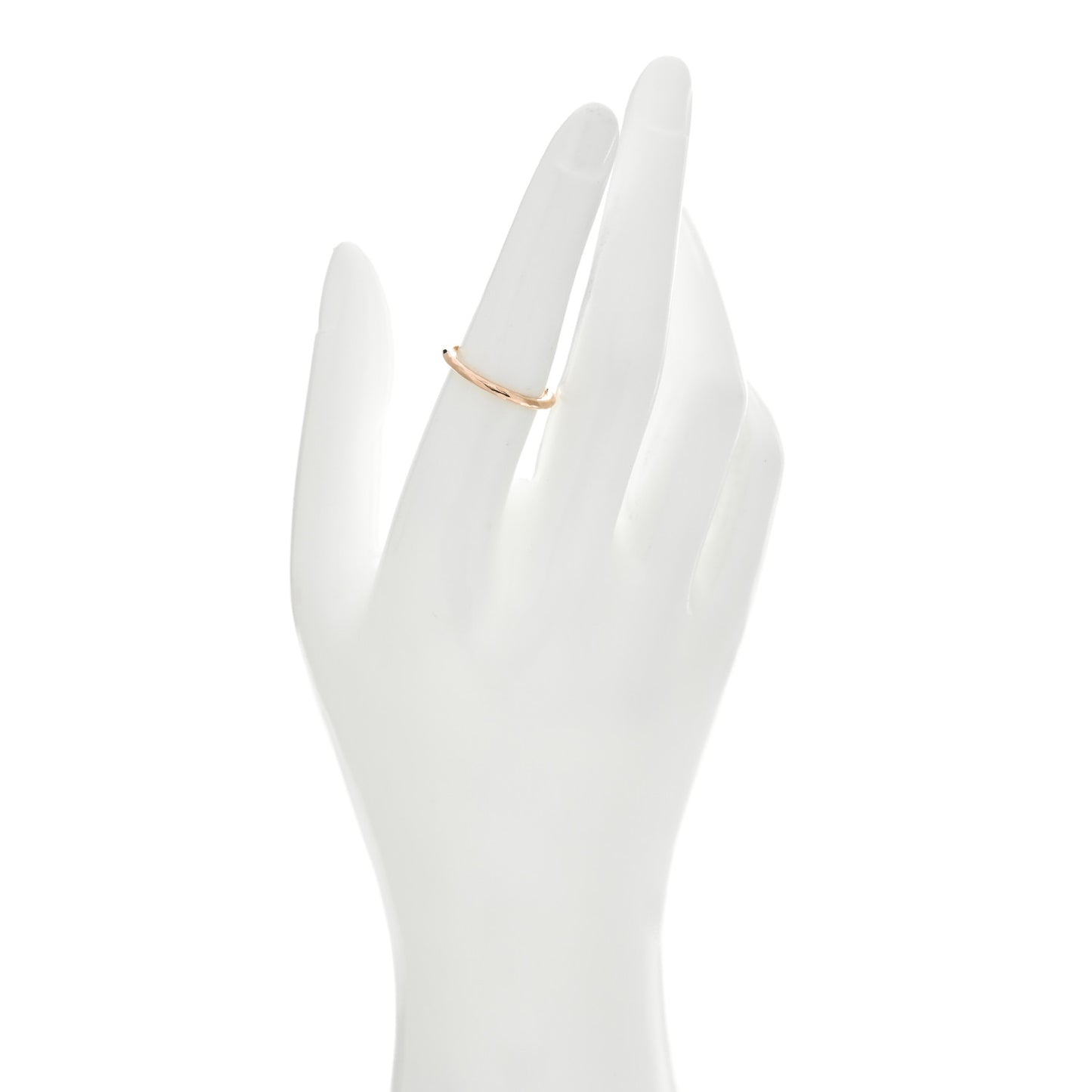 18K Rose Gold Paloma Picasso Hammered Ring 54 7