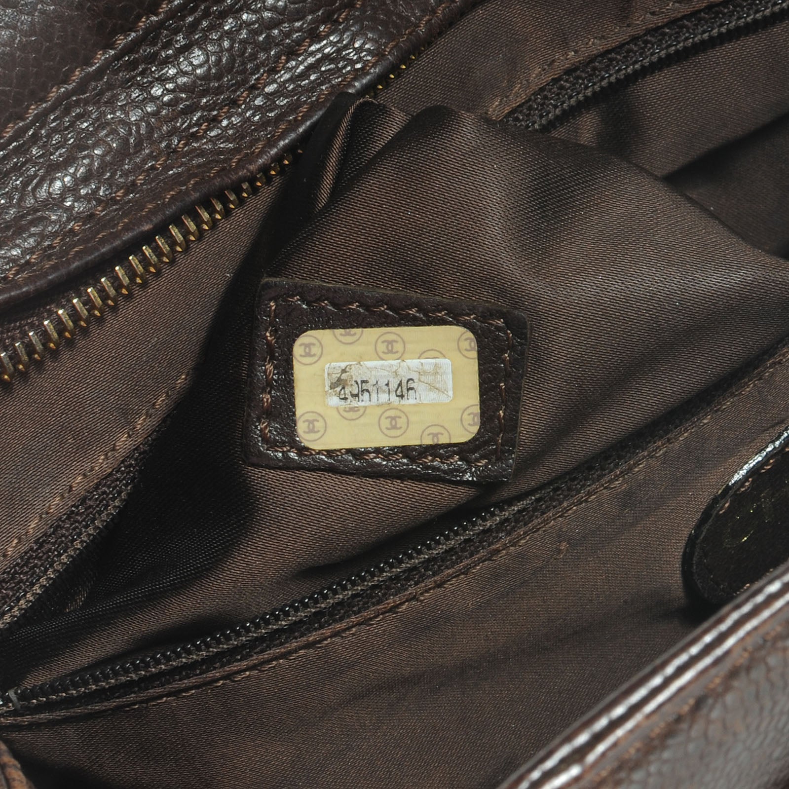 Chanel Caviar Shopper Tote Brown 7 of 7