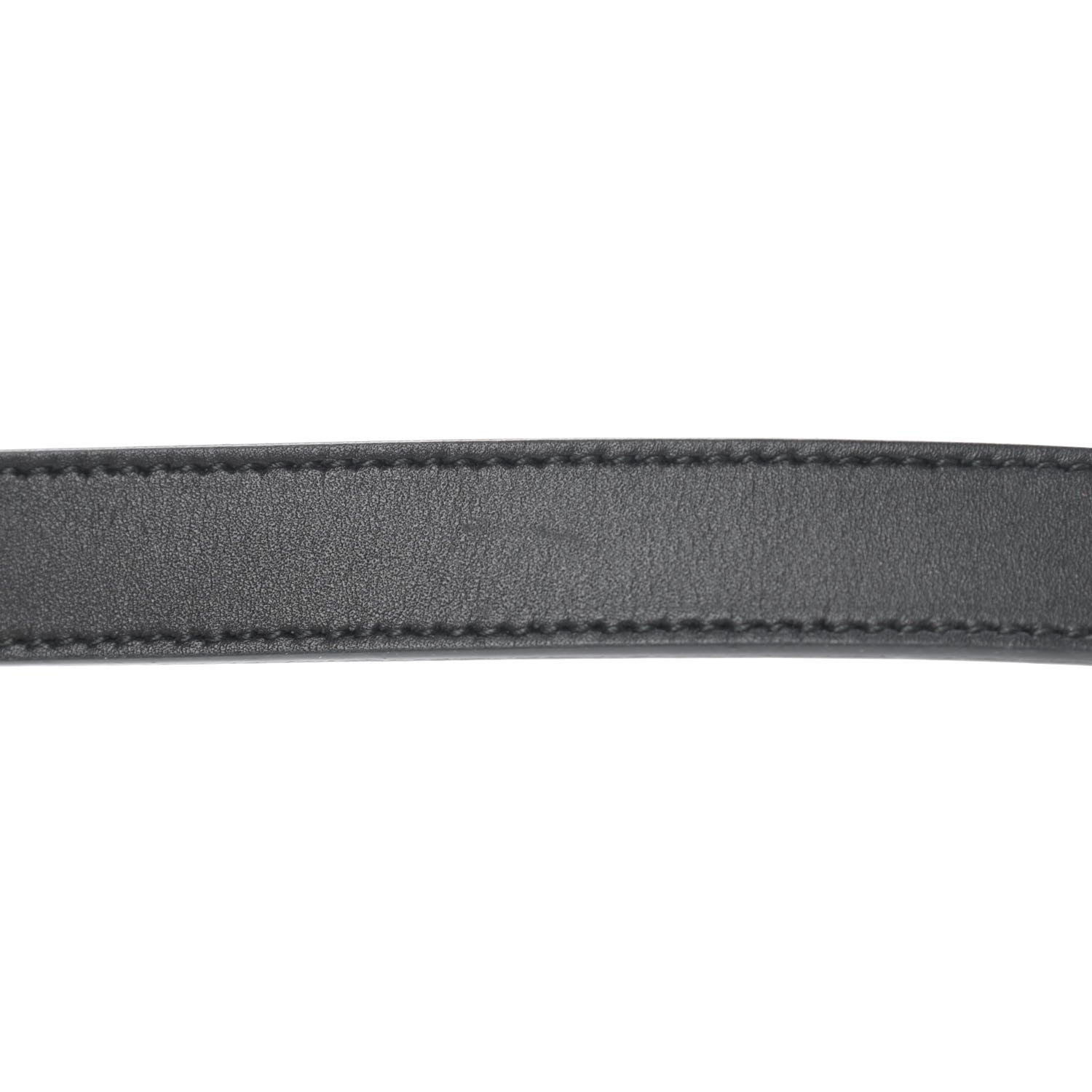Gucci Calfskin Double G 20mm Belt 85 34 Black 6 of 7