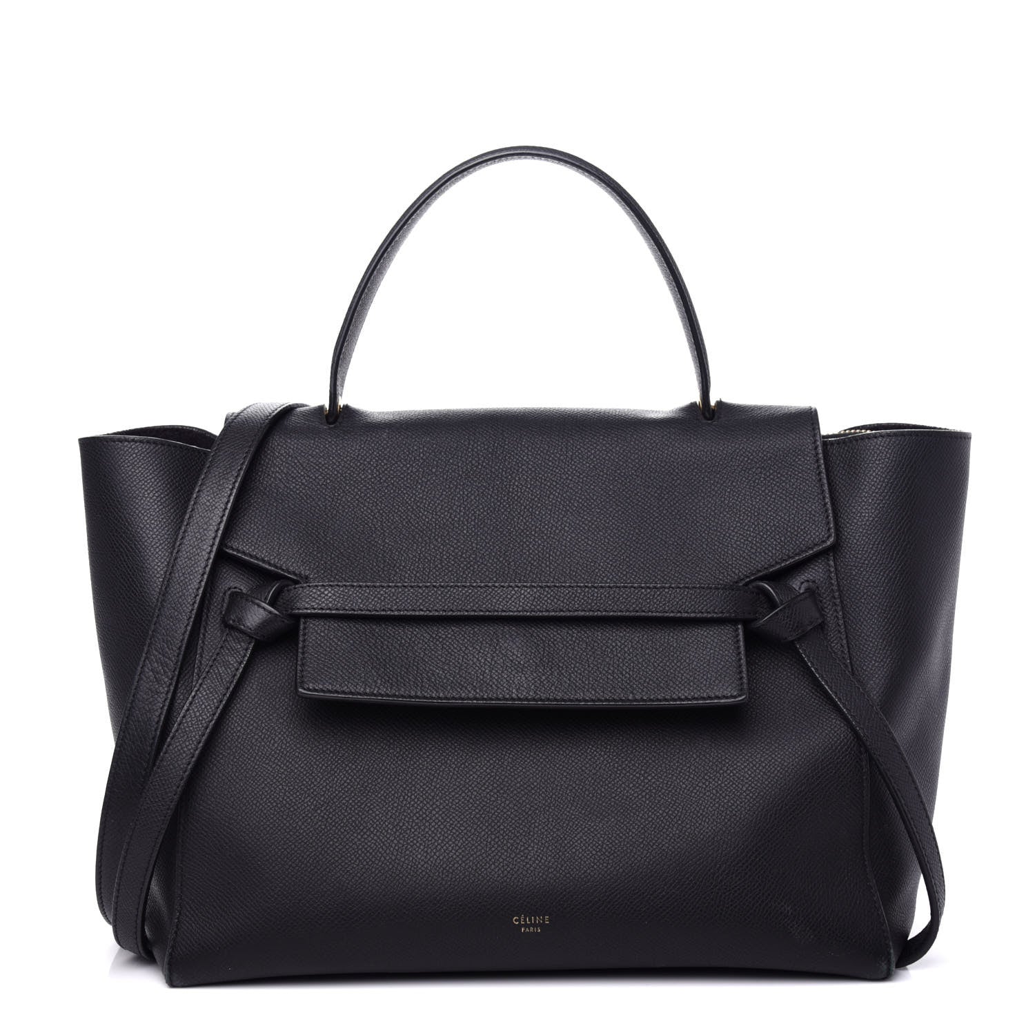 Celine Grained Calfskin Mini Belt Bag Black 1 of 8