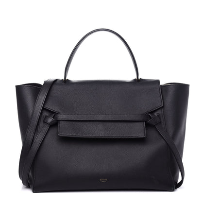 Celine Grained Calfskin Mini Belt Bag Black 1 of 8
