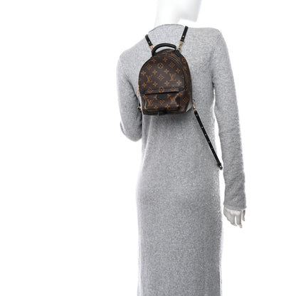 Louis Vuitton LOUIS VUITTON Monogram Palm Springs Backpack Mini 2 of 9
