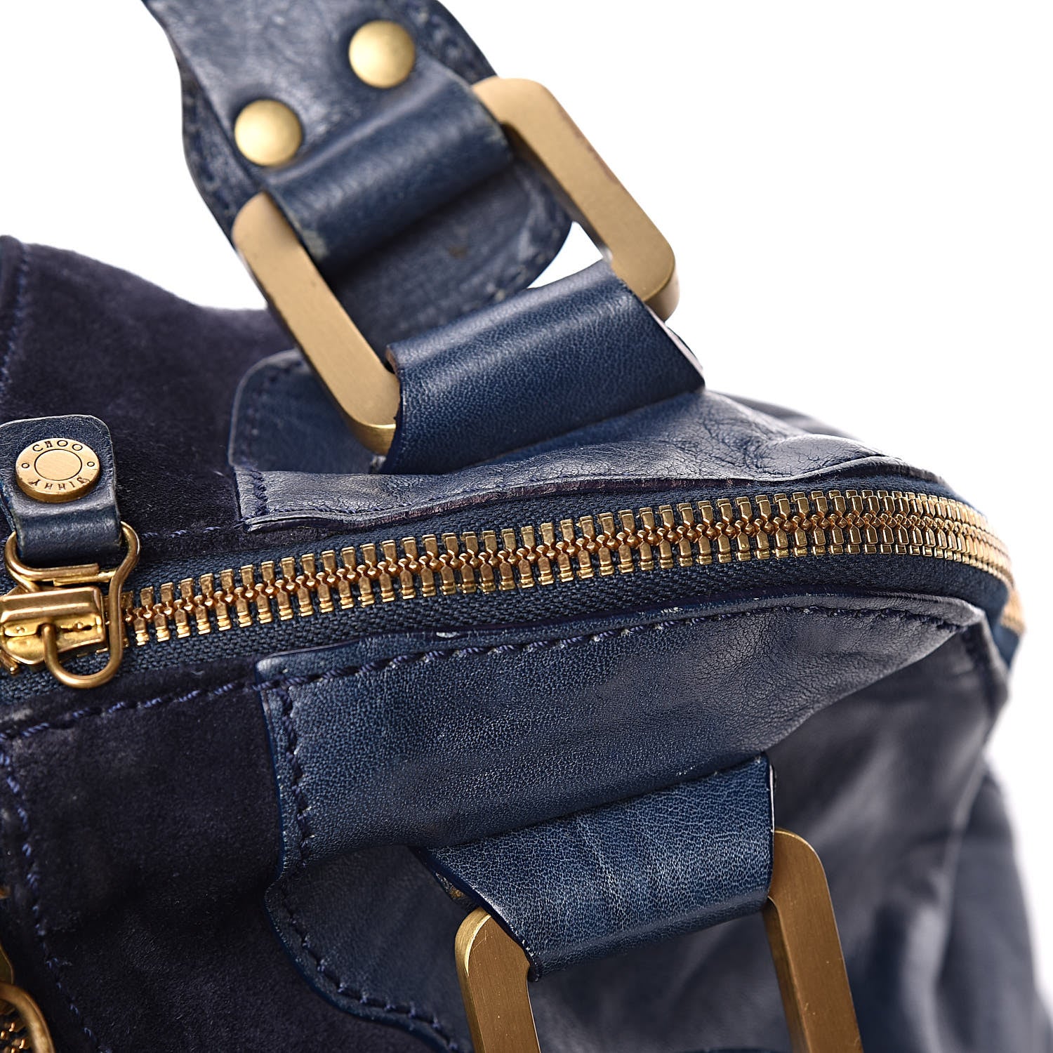 Jimmy Choo Calfskin Suede Malindi Navy 15 of 20