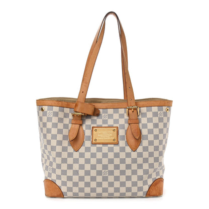 Louis Vuitton Damier Azur Hampstead MM 1 of 18