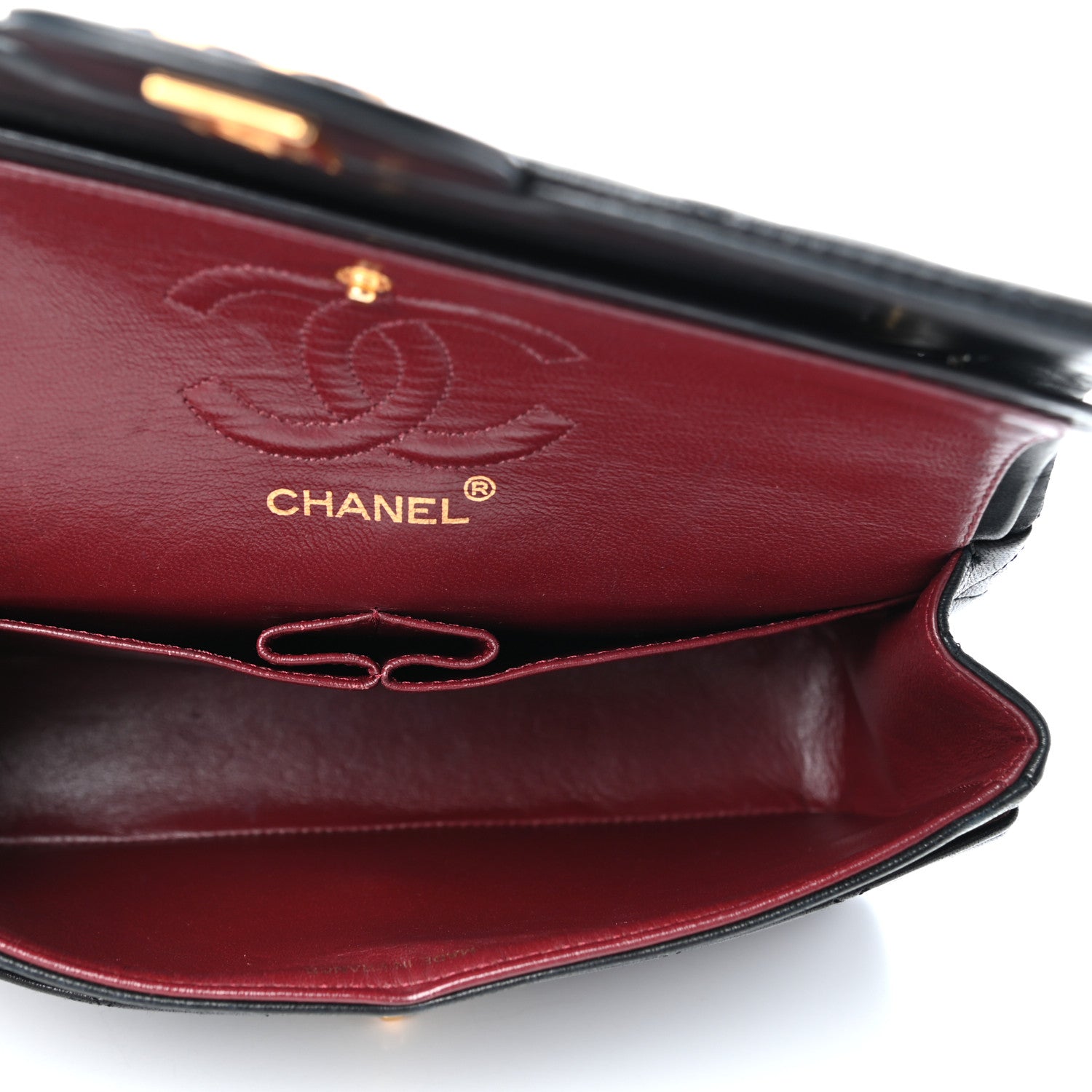 Chanel Lambskin Quilted Small Double Flap Black 5 of 10