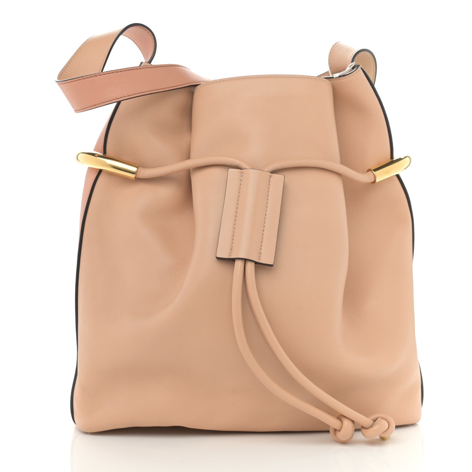 Chloe Calfskin Medium Emma Drawstring Bag Blush Nude 3 of 12