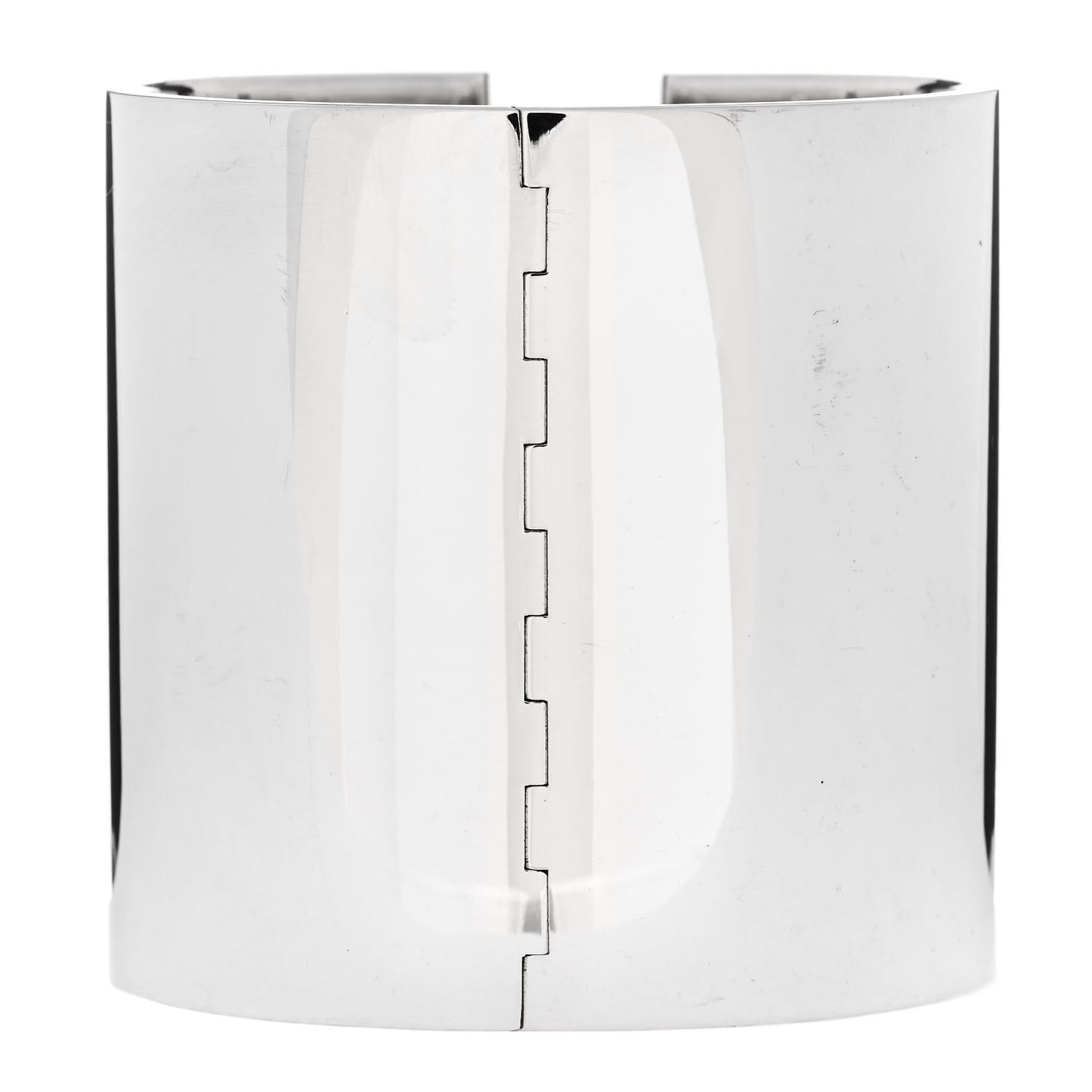 Sterling Silver Wide T Bar Hinged Cuff Bracelet