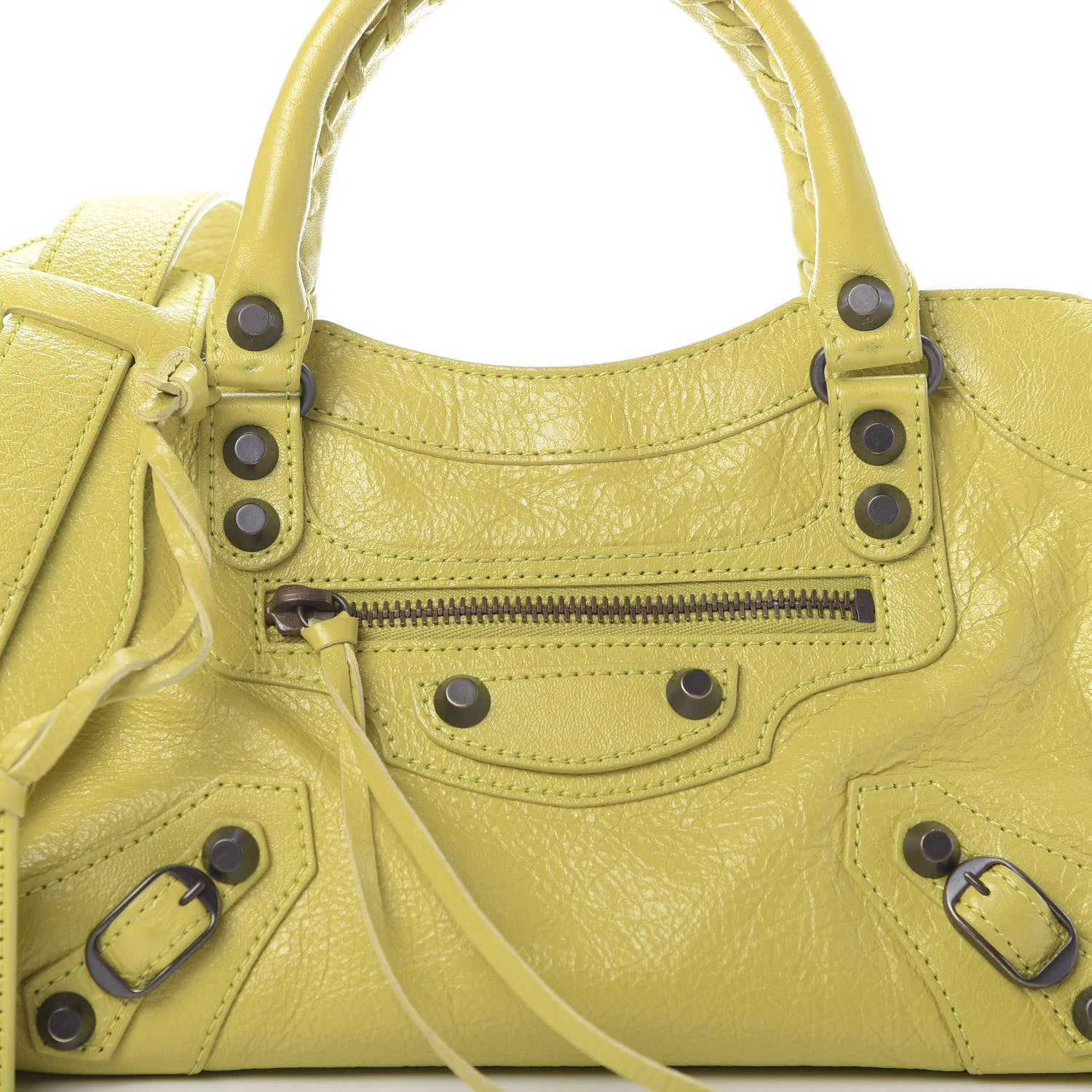 Balenciaga Agneau Classic Hardware Mini City Jaune Poussin 8 of 15