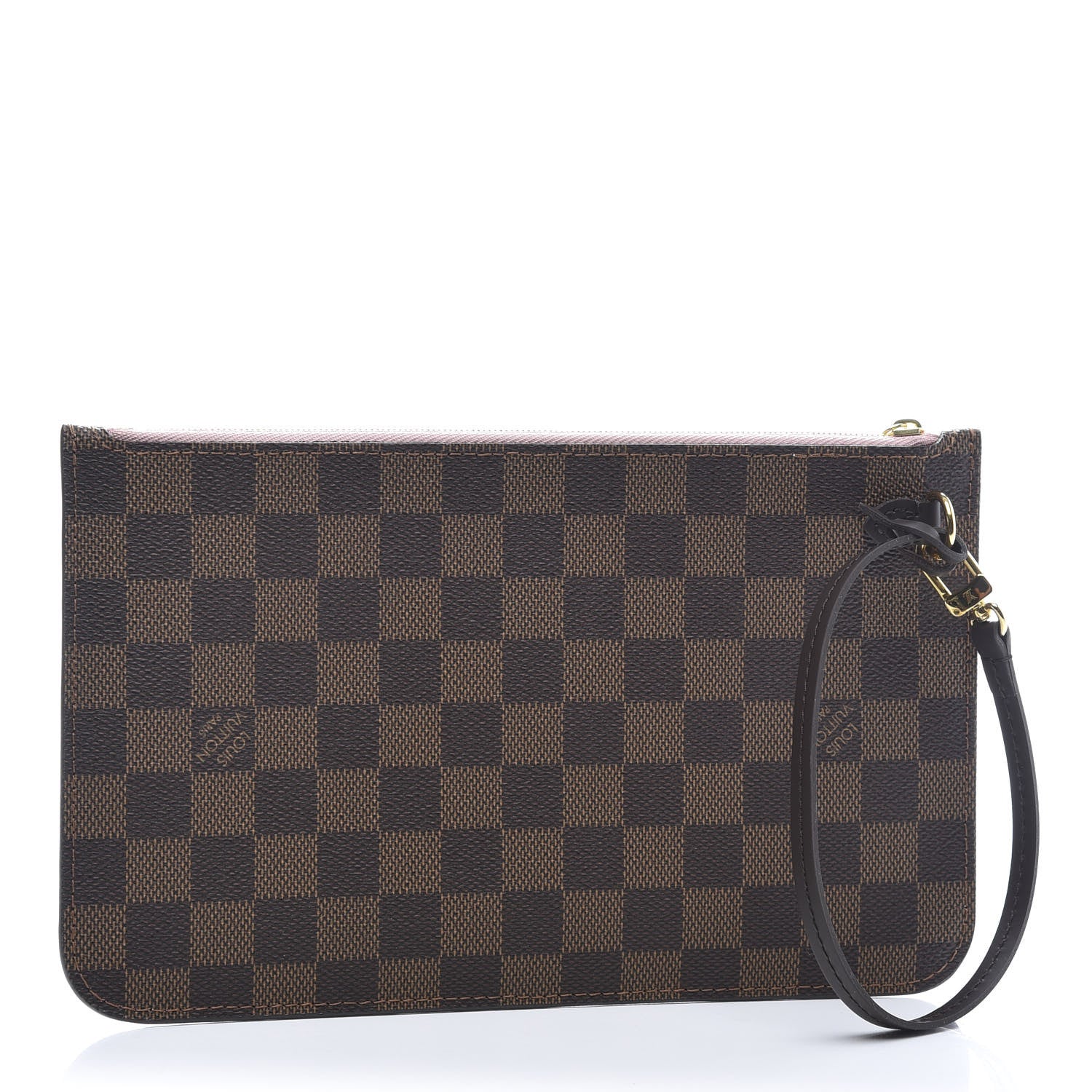 Louis Vuitton Damier Ebene Neverfull MM GM Pochette Rose Ballerine 3 of 10
