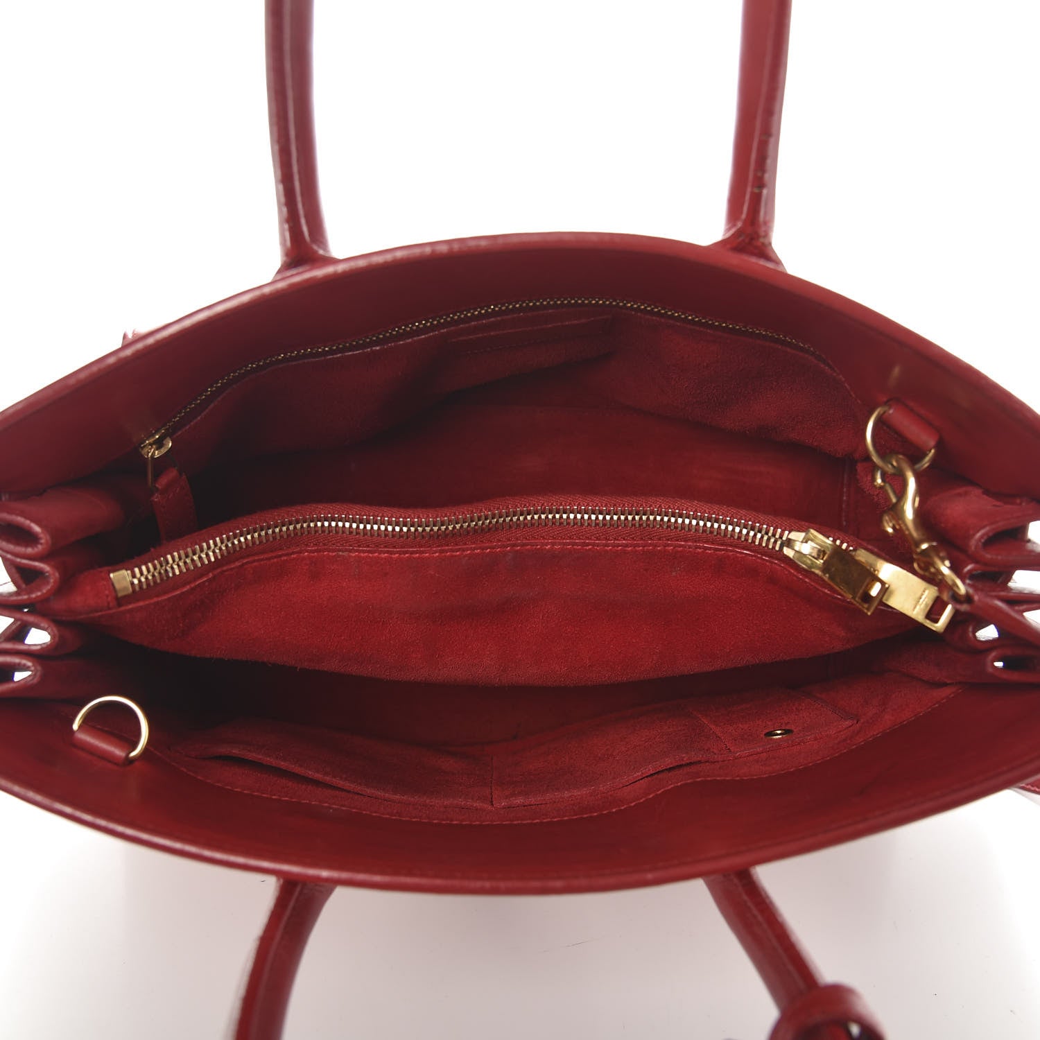 Saint Laurent Calfskin Small Sac De Jour Rouge Orient 5 of 24