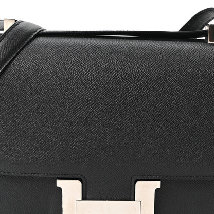 Hermes Epsom Constance 24 Black 8 of 10