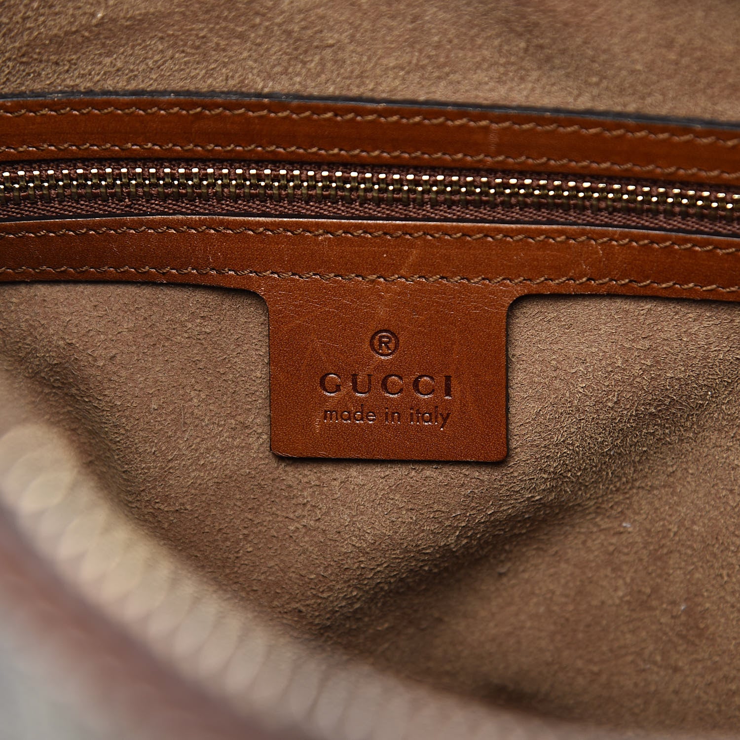 Gucci GG Supreme Monogram Linea A Hobo Brown 6 of 12