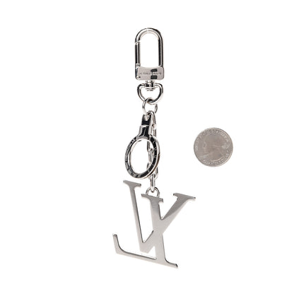 Louis Vuitton LV Facettes Bag Charm Key Holder Silver 2 of 4