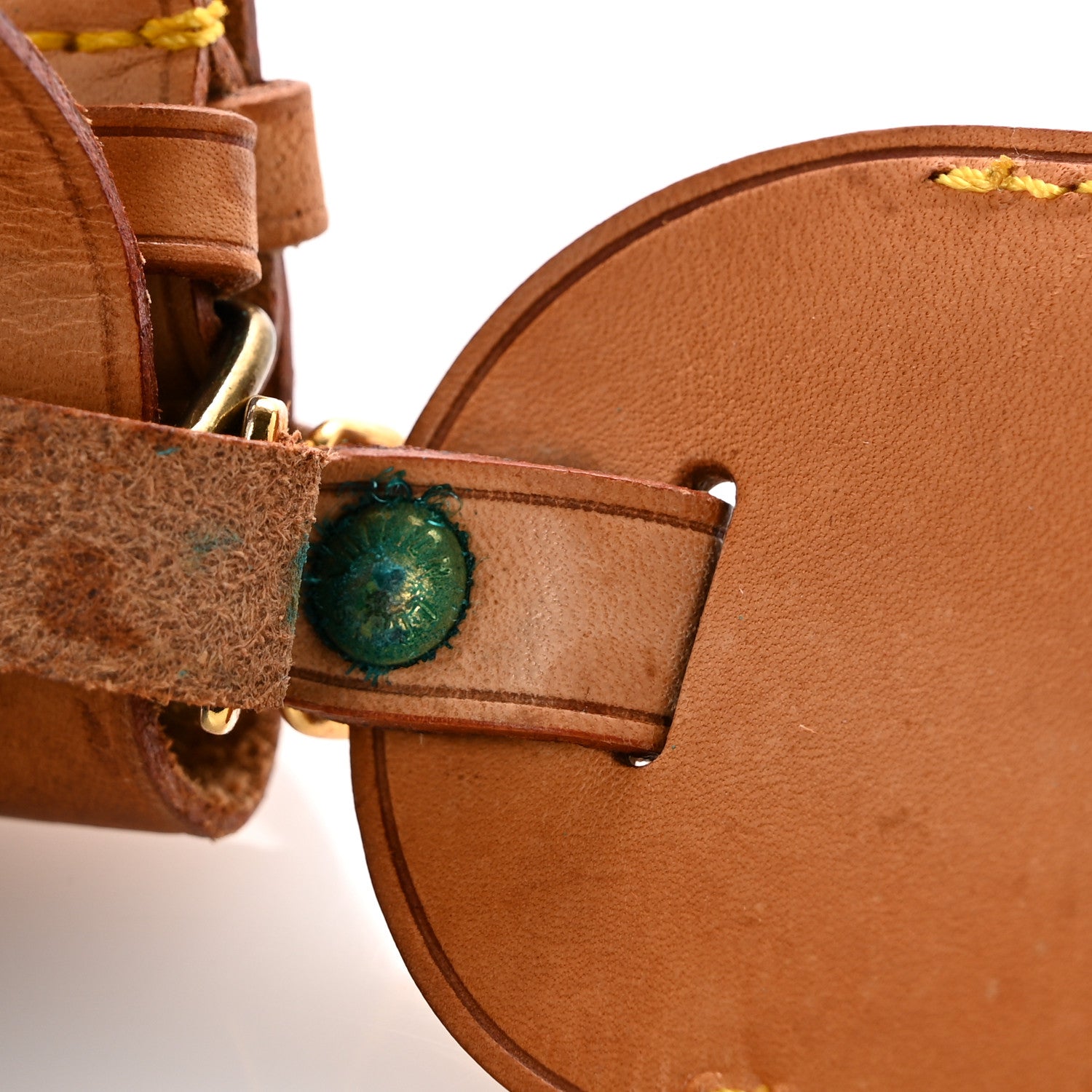Louis Vuitton Vachetta Luggage Tag and Loop Set 6 of 6