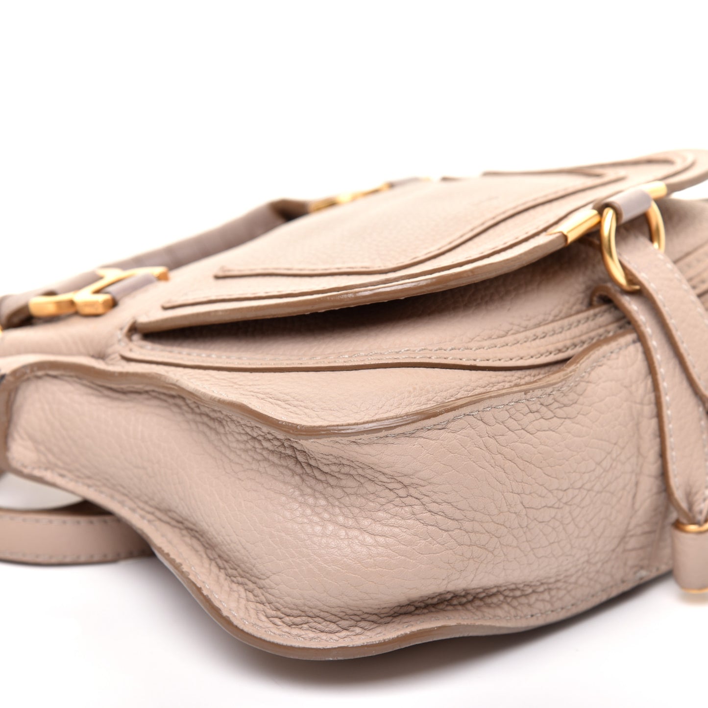 Calfskin Mini Marcie Satchel Nude
