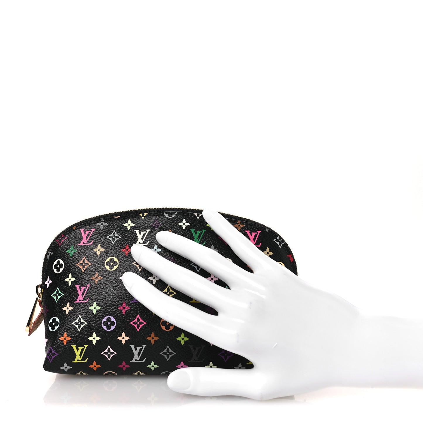 Monogram Multicolor Cosmetic Pouch Black Grenade