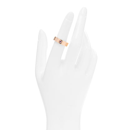 Cartier 18K Pink Gold Pink Sapphire 5.5mm LOVE Ring 52 6 2 of 5