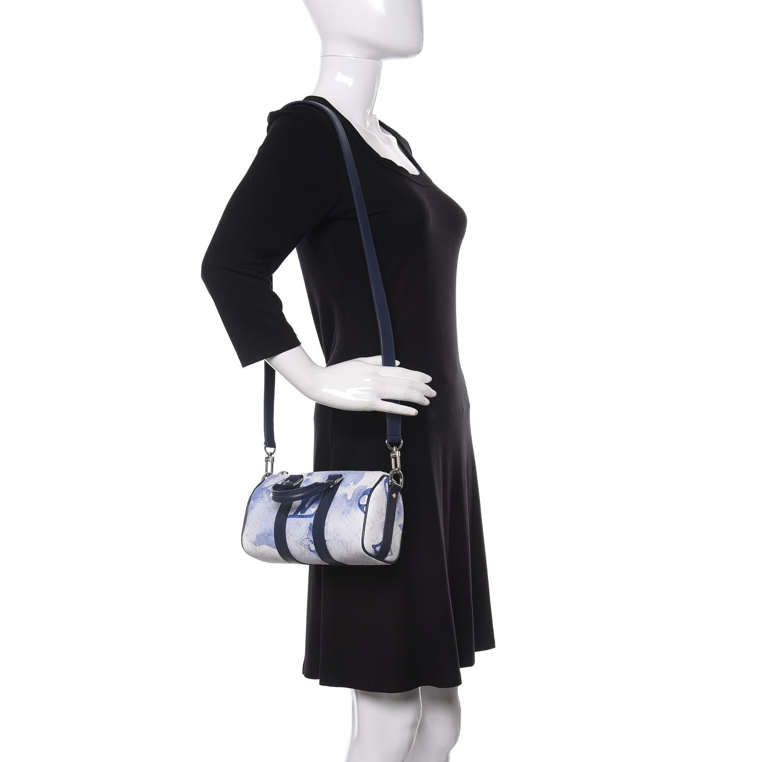 Louis Vuitton Monogram Watercolor Keepall XS Blue 2 of 11
