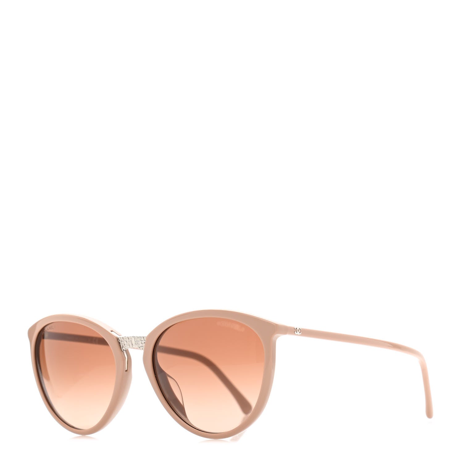 Chanel Acetate Butterfly Winter Sunglasses 5382 Nude 1 of 8