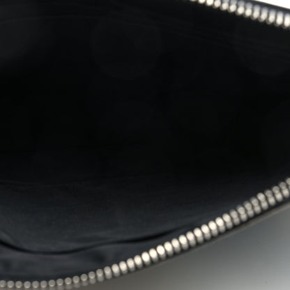 Gucci GG Supreme Monogram Blooms Small Zip Wristlet Pouch Beige Blue Black 5 of 6