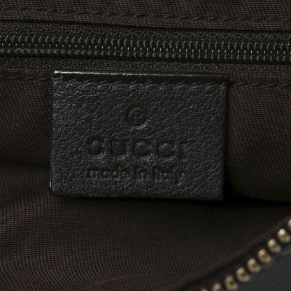 Gucci Monogram Large D Gold Hobo Dark Brown 6 of 10