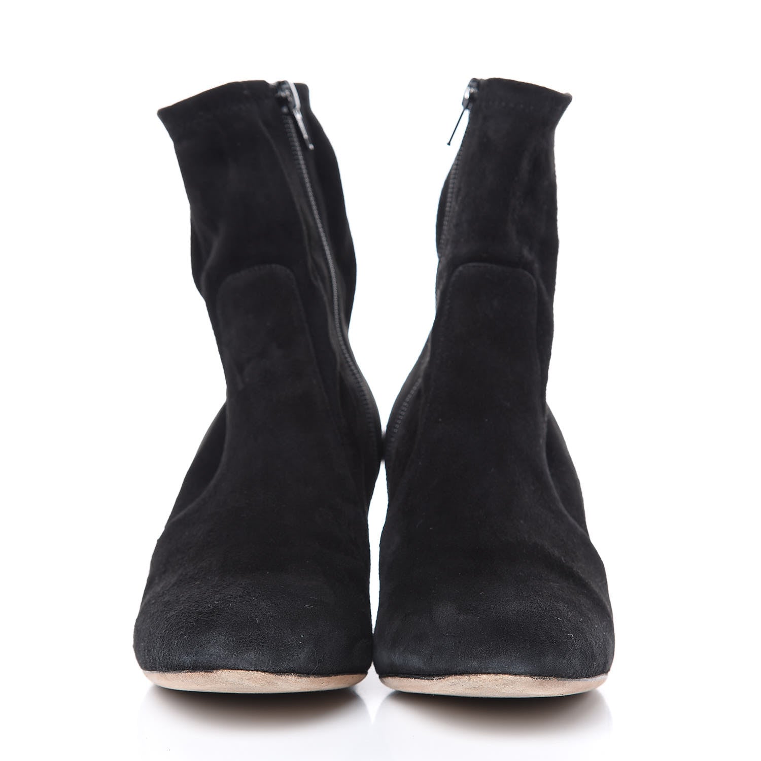 Valentino Garavani Suede Stretch 60mm Ankle Boots 36.5 Black 2 of 11