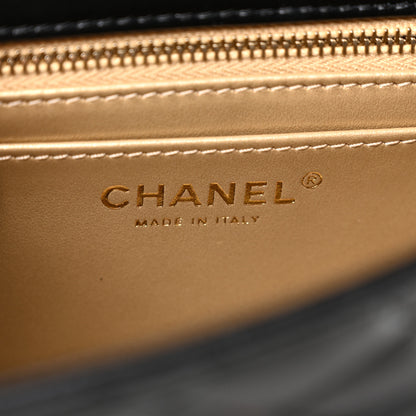 Chanel Lambskin Quilted Mini Pearl Crush Flap Black 6 of 11