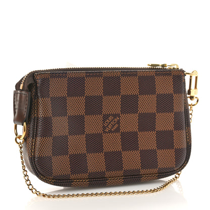 Louis Vuitton Damier Ebene Mini Pochette Accessories 3 of 10