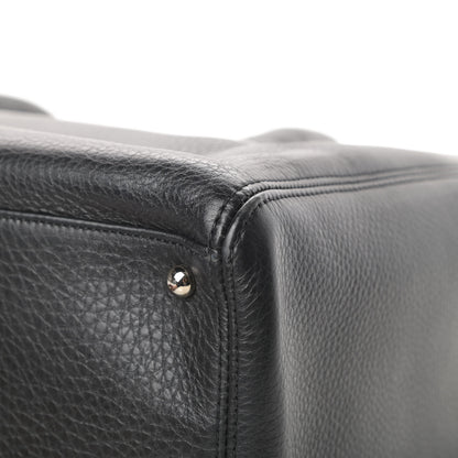 Chanel Calfskin Cerf Executive Shopper Tote Black 12 of 15