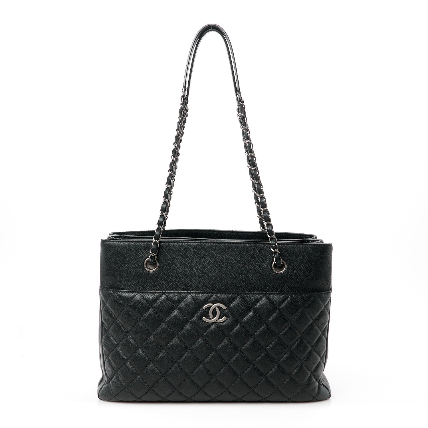 Chanel Caviar Quilted Urban Companion Shopping Tote Black 1 of 12