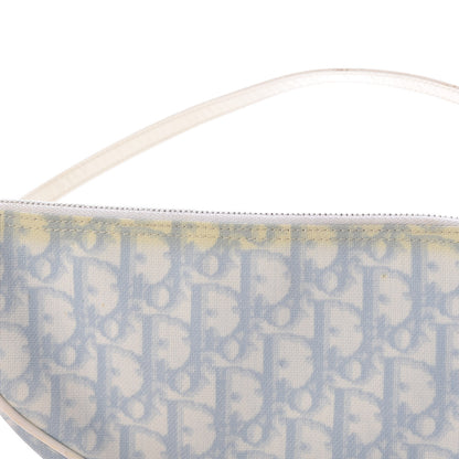 Christian Dior Monogram Mini Saddle Pochette Blue 12 of 13