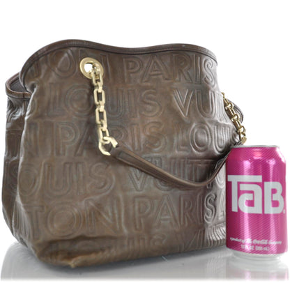 Louis Vuitton Monogram Paris Souple Whisper PM Chocolate 3 of 9