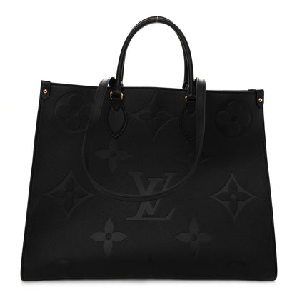Louis Vuitton Empreinte Monogram Giant Onthego GM Black 1 of 9
