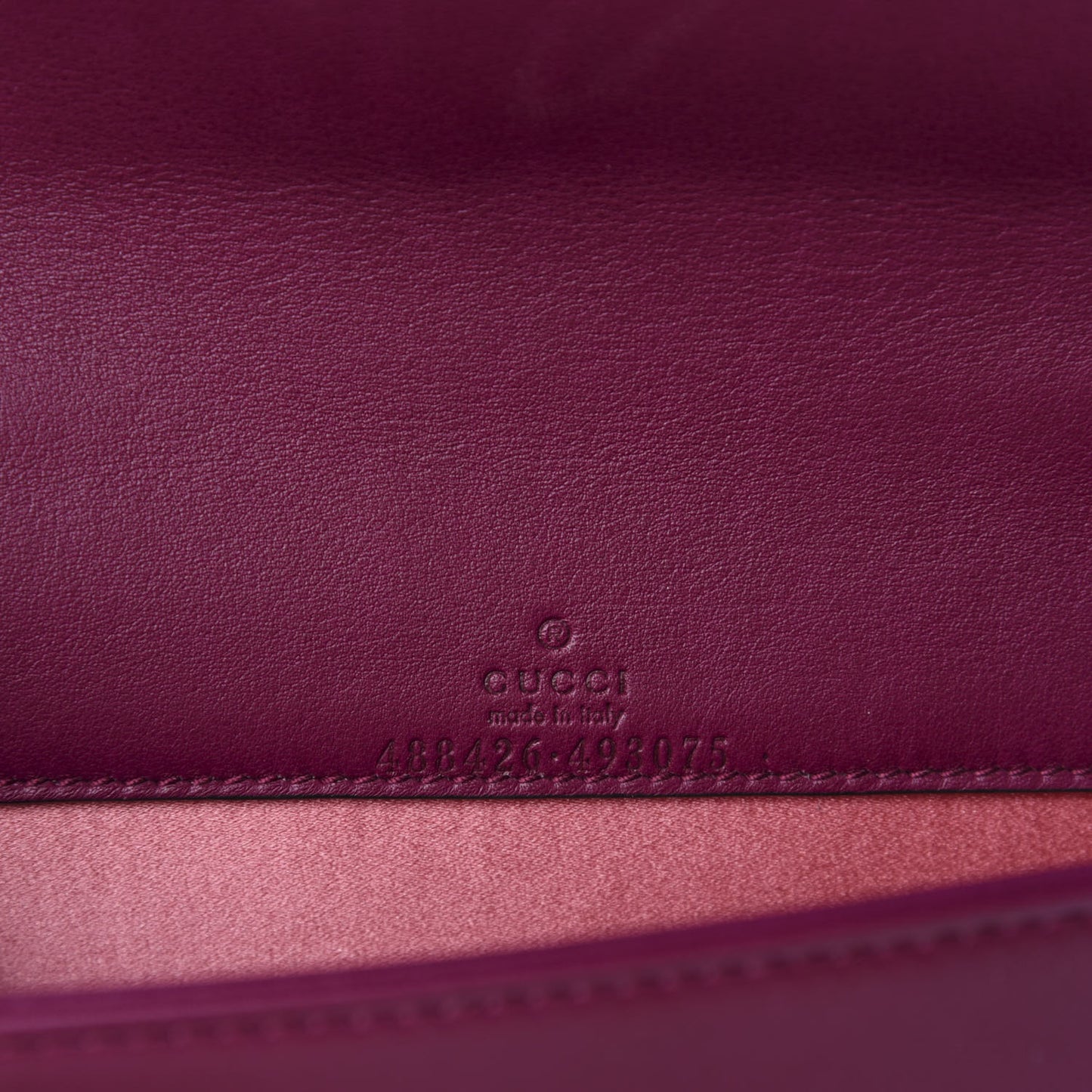 Velvet Matelasse GG Marmont Mini Bag Fuchsia Violet Cyclamen