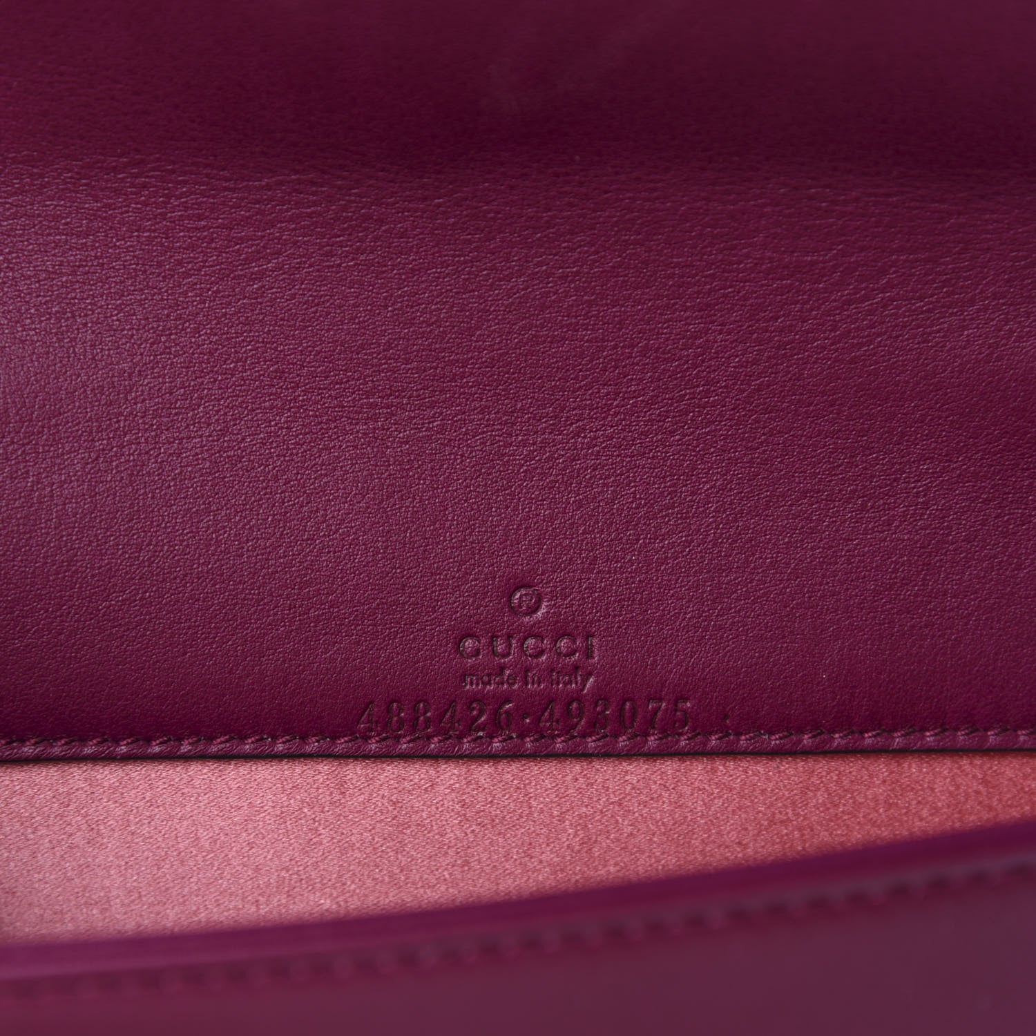 Gucci Velvet Matelasse GG Marmont Mini Bag Fuchsia Violet Cyclamen 8 of 11