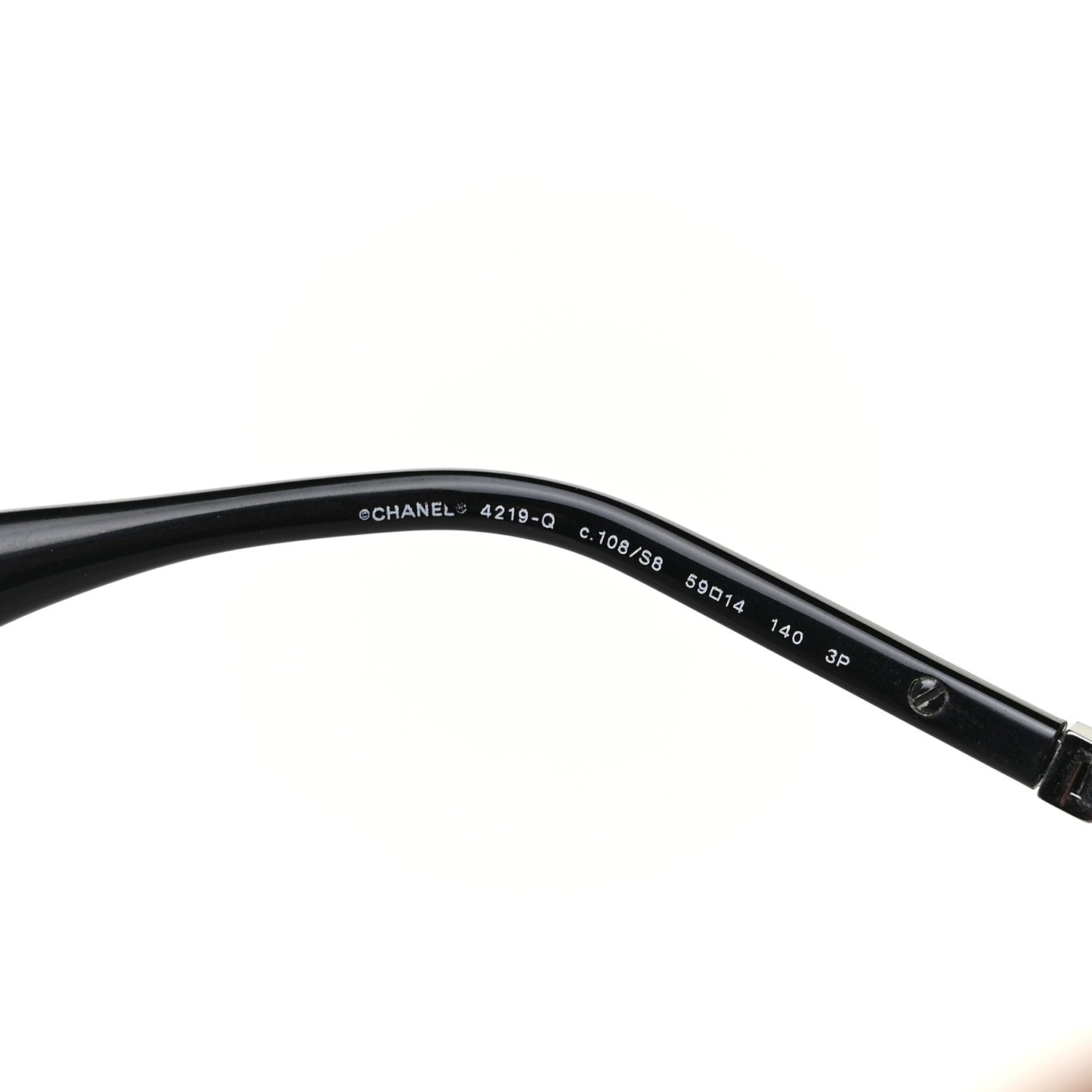 Chanel Polarized Pilot Winter Sunglasses 4219-Q Black 6 of 7